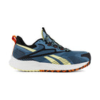 Reebok Work Men's Low Top Trail Grip Athletic FE4 Adventure Work Shoes - Blue/Yellow/Black - Lenny's Shoe & Apparel