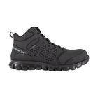 Reebok Work Men's Sublite Cushion Athletic Mid Cut Composite Toe Work Shoes - Black - Lenny's Shoe & Apparel