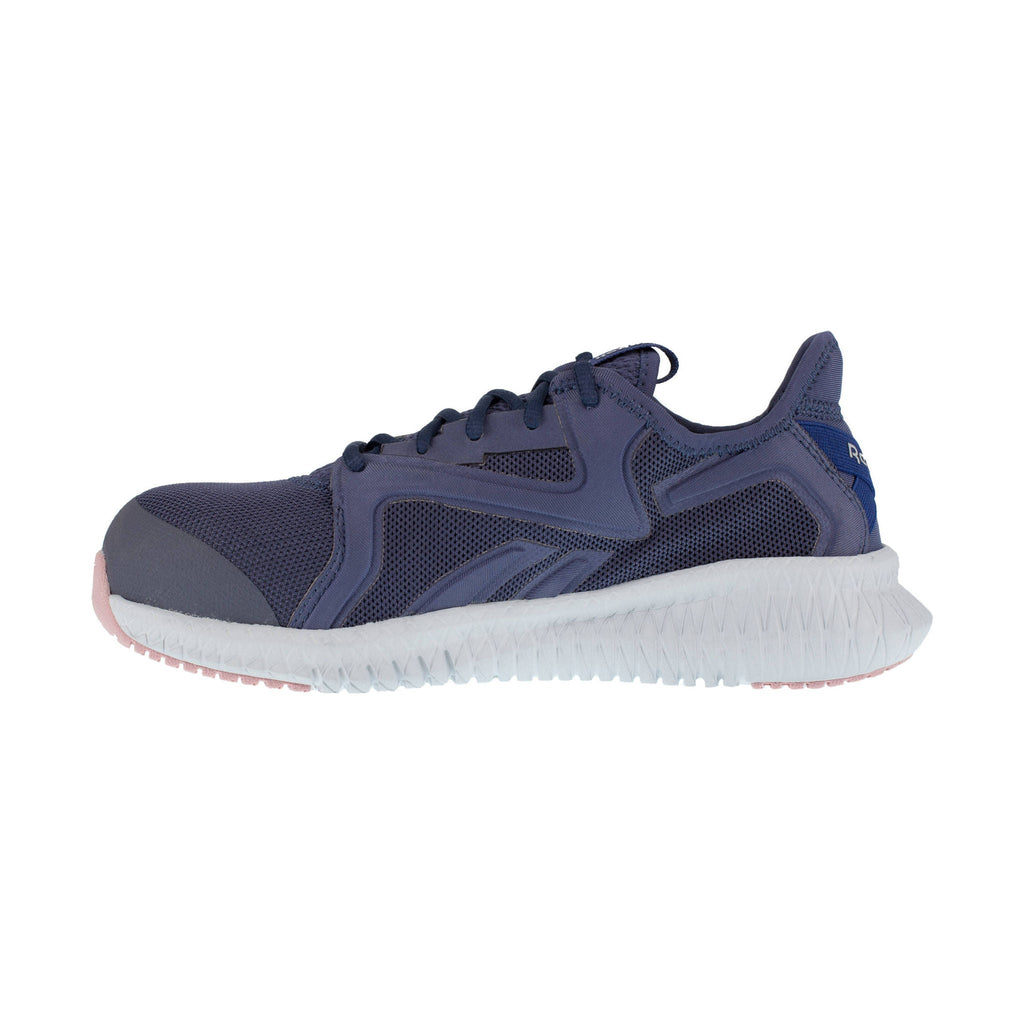 Reebok Work Women's Flexagon 3.0 Athletic Composite Toe Work Shoes - Blue/Pink - Lenny's Shoe & Apparel