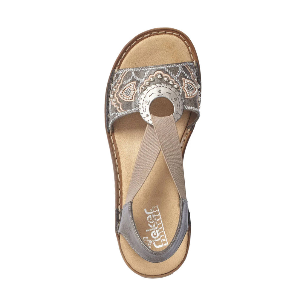 Rieker Women's Regina Sandal - Smoke Grey - Lenny's Shoe & Apparel