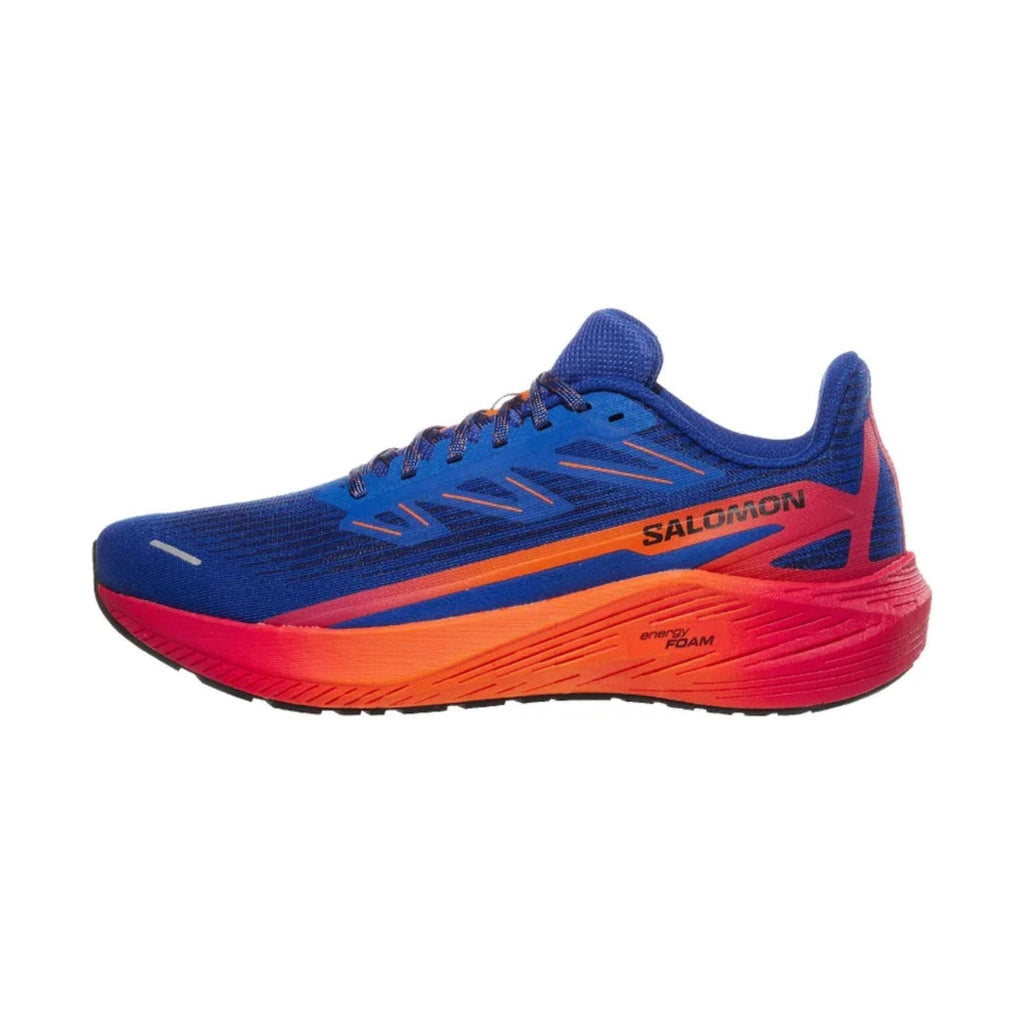 Salomon Men's Aero Blaze 2 Running Shoes - Dragon Fire/Vivacious/Surf The Web - Lenny's Shoe & Apparel