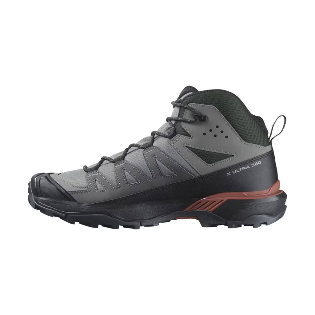 Salomon Men's X Ultra 360 Mid Climasalomon Waterproof Hiking Boots - Pewter/Black - Lenny's Shoe & Apparel