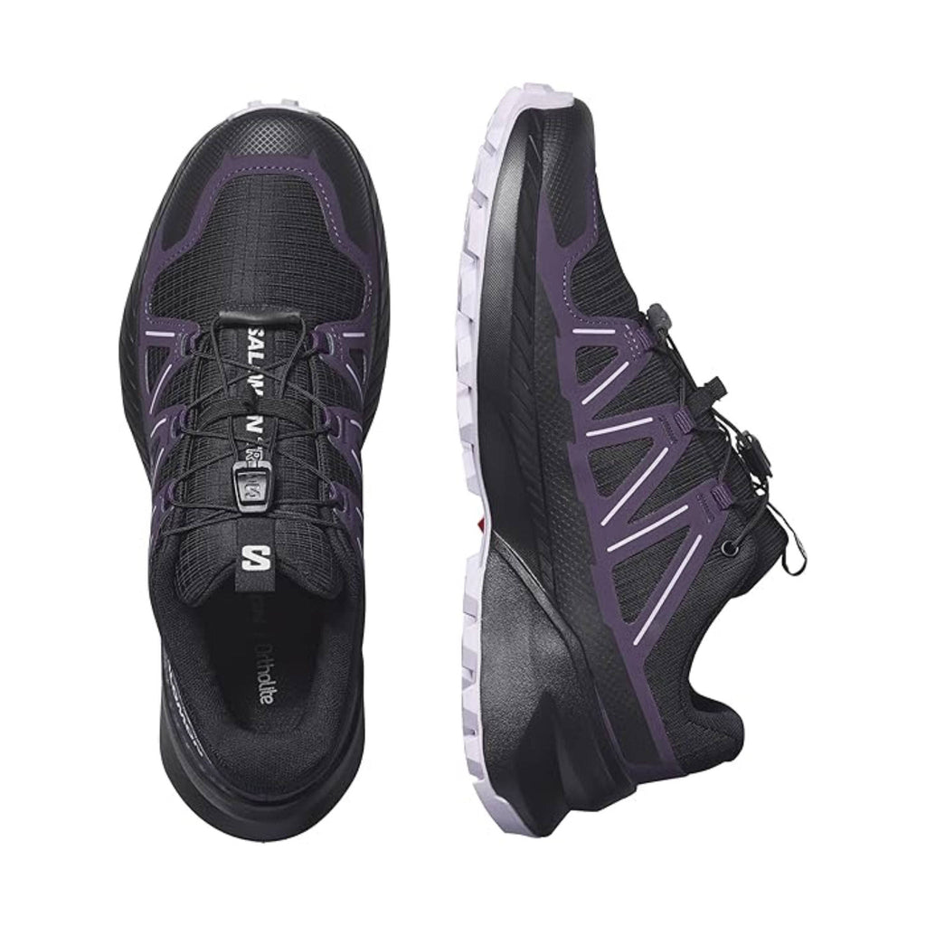 Salomon Women's Speedcross Peak Hiking Shoes - Black/Nightshade/Orchid Petal - Lenny's Shoe & Apparel