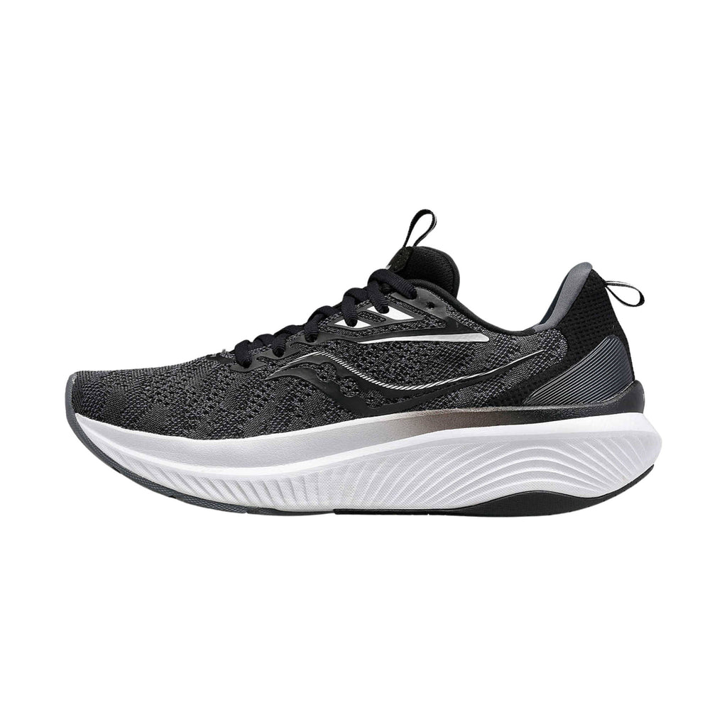 Saucony Women's Echelon 9 Running Shoe - Black/White - Lenny's Shoe & Apparel