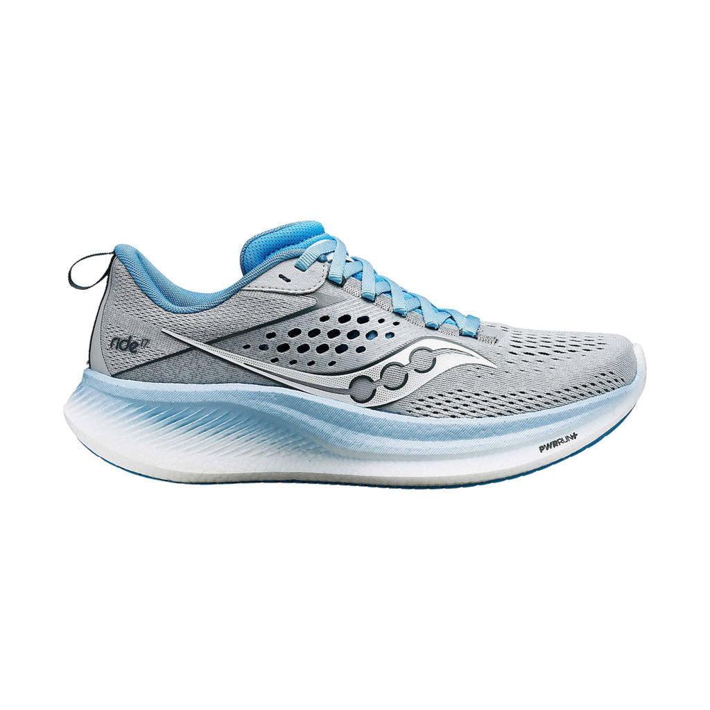 Saucony Women's Ride 17 Running Shoes - Cloud/Breeze - Lenny's Shoe & Apparel