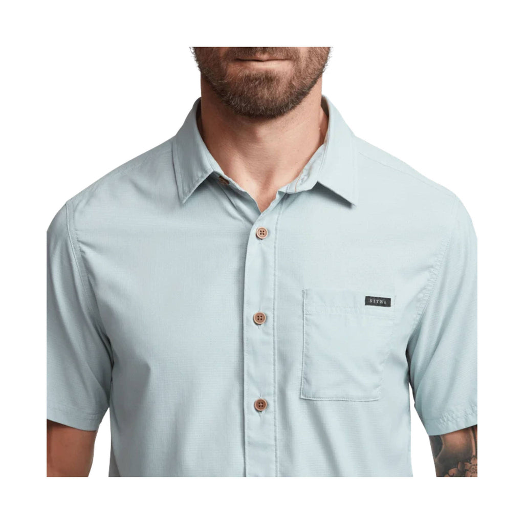 Sitka Men's Mojave SS Shirt - Blue Haze - Lenny's Shoe & Apparel