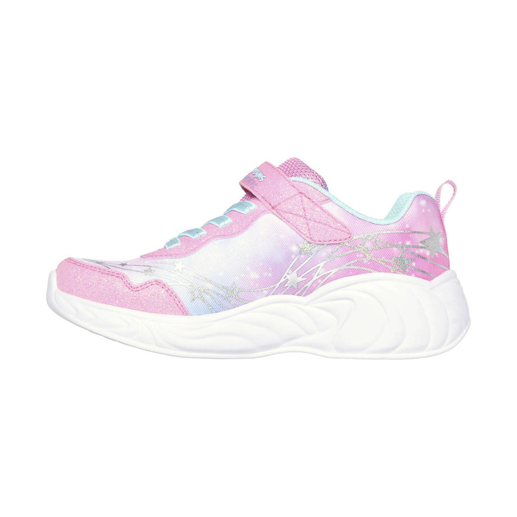 Skechers Kids' S Lights Unicorn Dreams - Wishful Magic Pink/Turquoise - Lenny's Shoe & Apparel