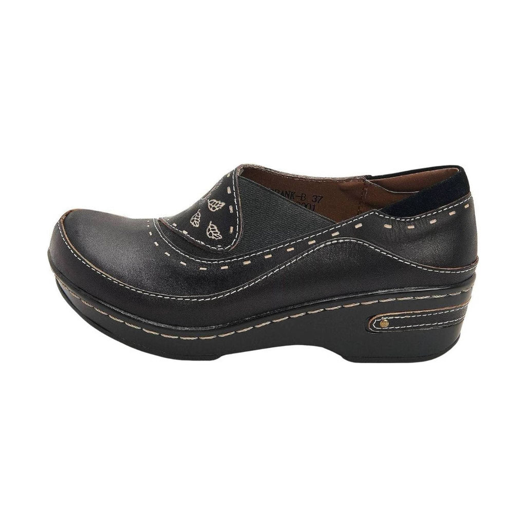 Spring Step L'artiste Women's Burbank Clogs - Black - Lenny's Shoe & Apparel