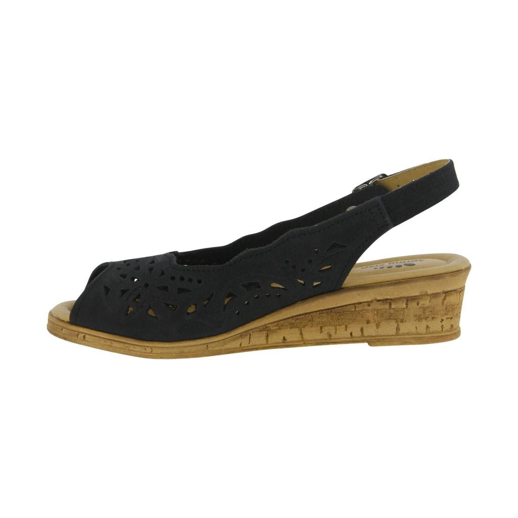 Spring Step Women's Orella Sandals - Black Nubuck - Lenny's Shoe & Apparel