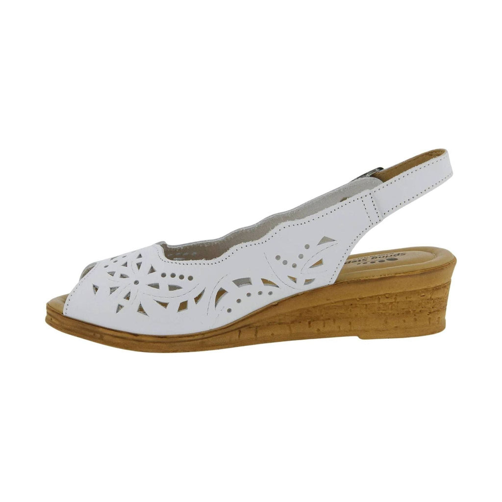 Spring Step Women's Orella Sandals - White - Lenny's Shoe & Apparel