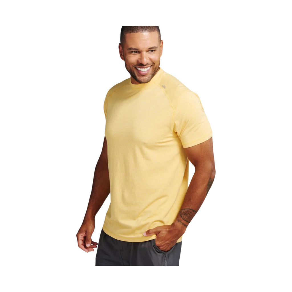 Tasc Men's Carrollton Fitness Tee - Daybreak Yellow Heather - Lenny's Shoe & Apparel