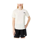 The North Face Women's Sunriser Short Sleeve - White Dune FINAL SALE - Lenny's Shoe & Apparel