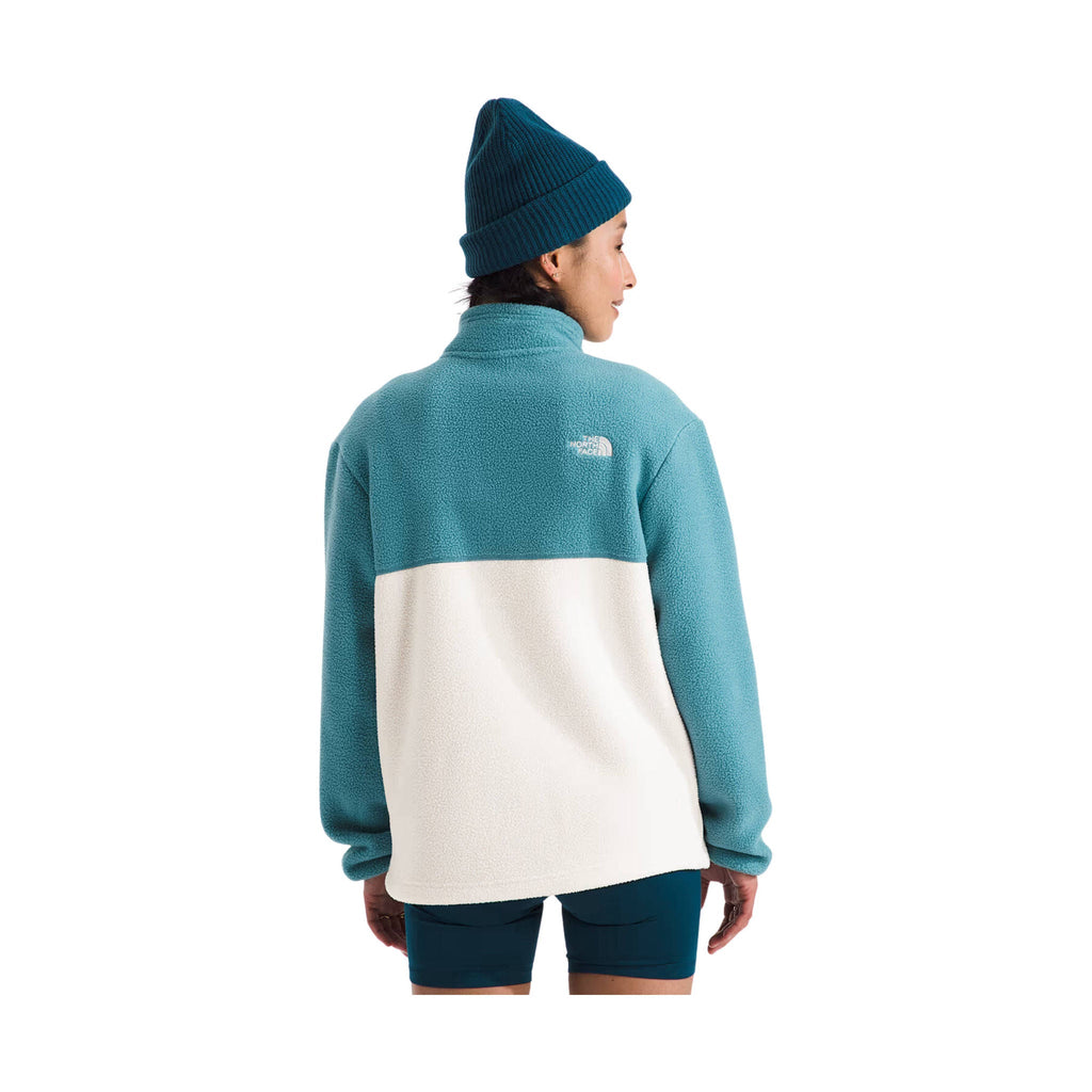 The North Face Women's Yumiori Full Zip Fleece - White Dune/Algae Blue/Midnight Petrol - Lenny's Shoe & Apparel