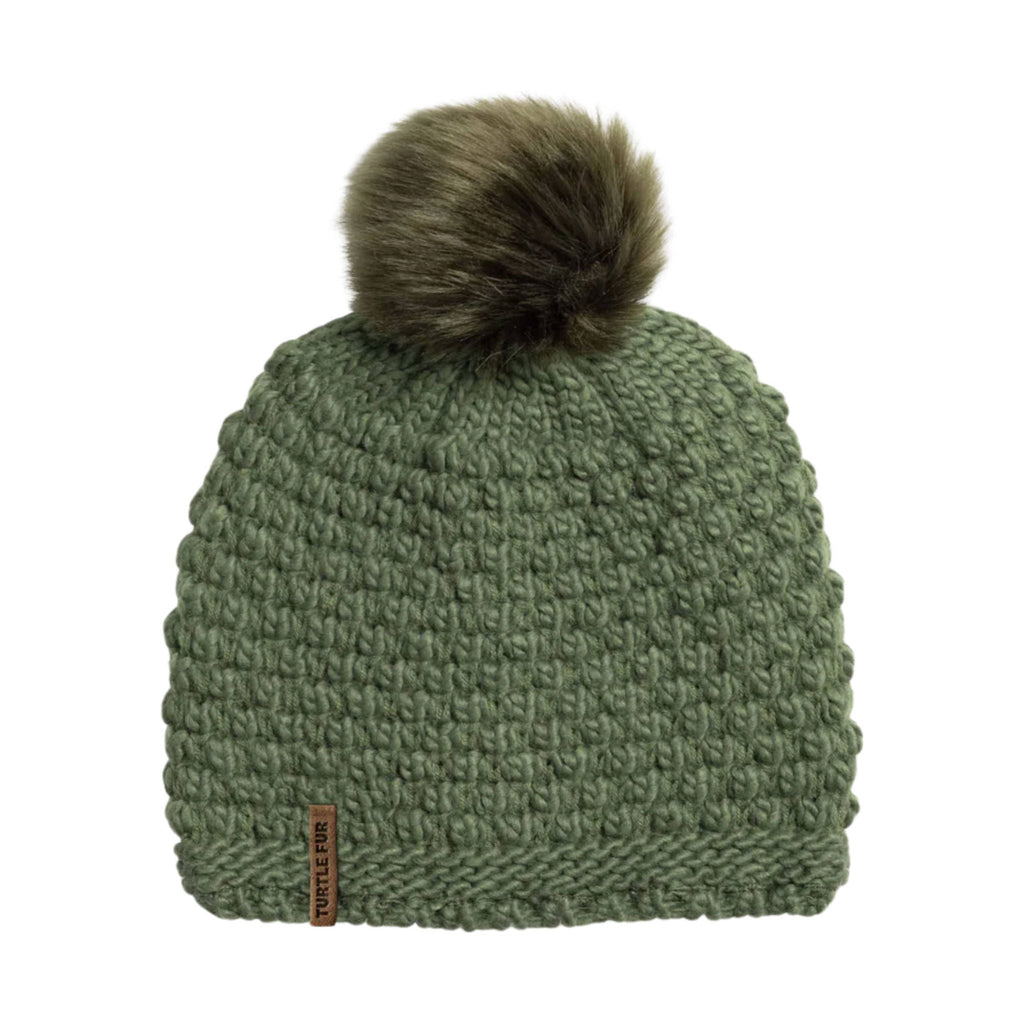 Turtle Fur Snowfall Pom Beanie - Tree Top - Lenny's Shoe & Apparel