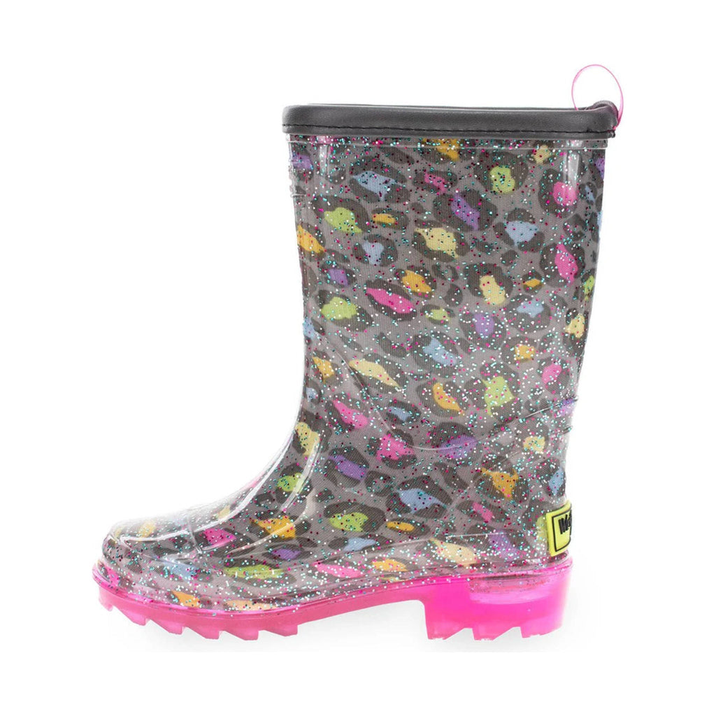 Western Chief Kids' Leopard Faux Fir Rain Boots - Multi Leopard - Lenny's Shoe & Apparel