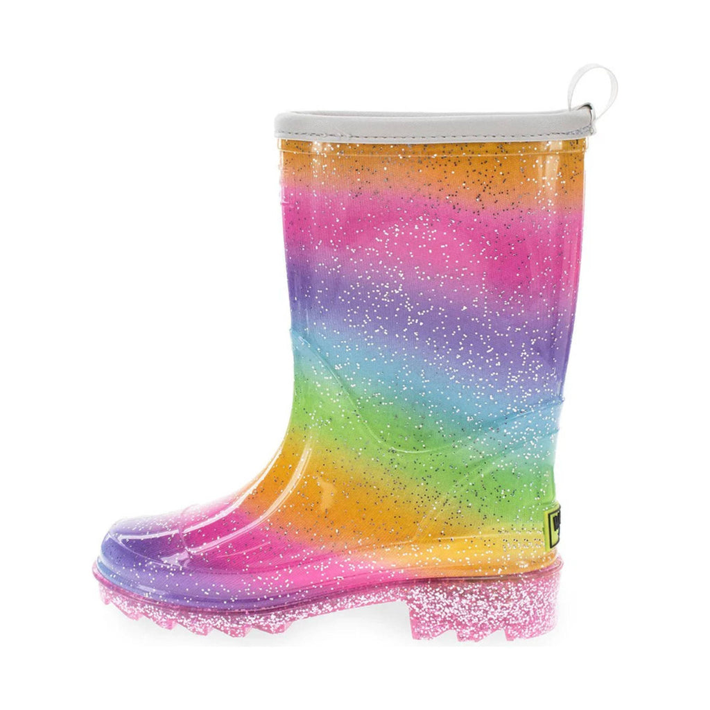 Western Chief Kids' Ombre Faux Fur Rain Boots - Multi Sparkle - Lenny's Shoe & Apparel