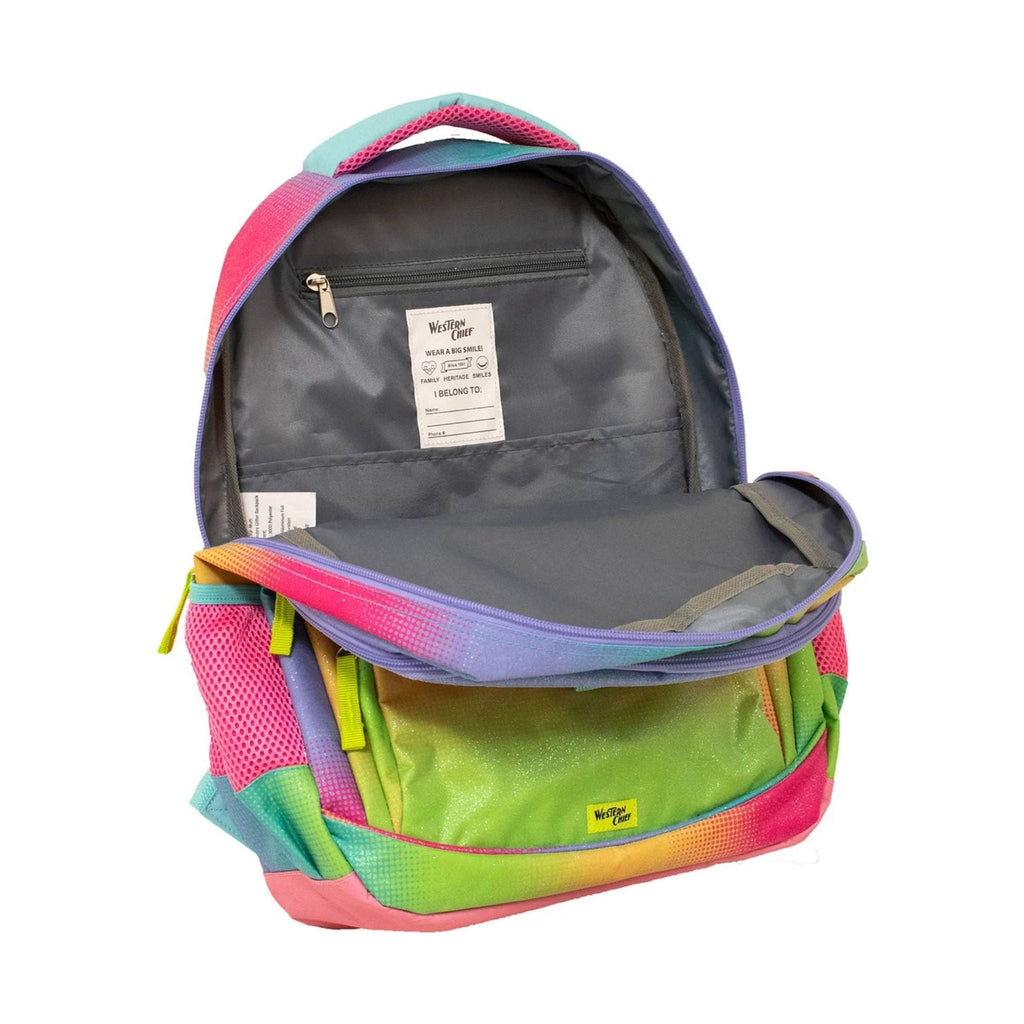 Western Chief Kids' Ombre Glitter Backpack - Pink/Yellow Stripe - Lenny's Shoe & Apparel