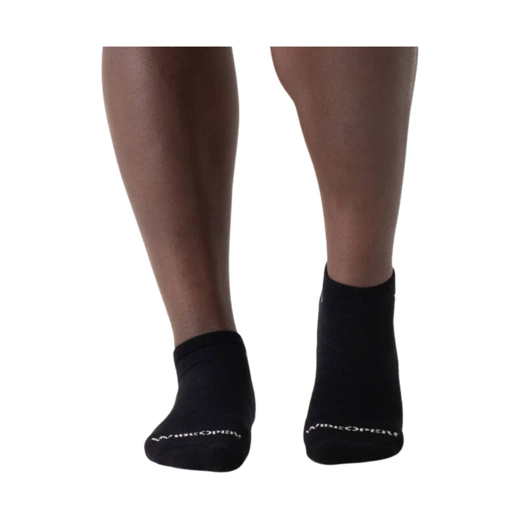 Wide Open Men's Solid Cushioned No Show Socks - Black - Lenny's Shoe & Apparel