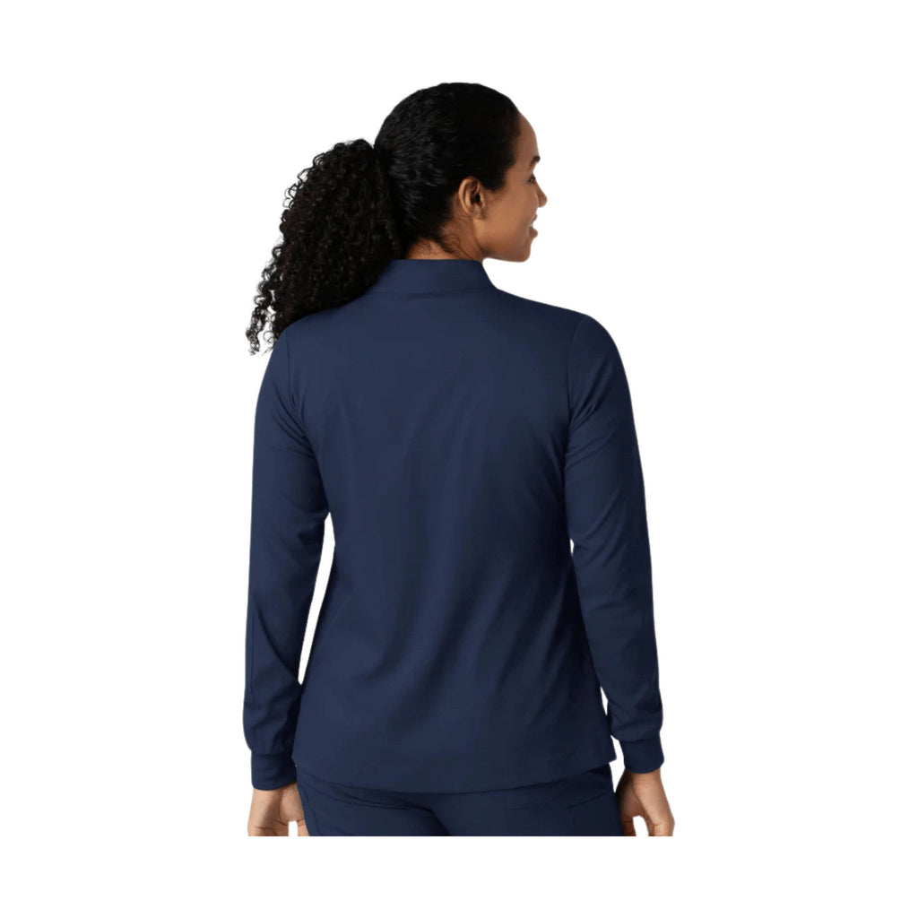 Wonder Wink Women's Warm Up Scrub Jacket - Navy Blue - Lenny's Shoe & Apparel