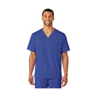 WonderWink Men's Pro V Neck Scrub Top - Galaxy Blue - Lenny's Shoe & Apparel