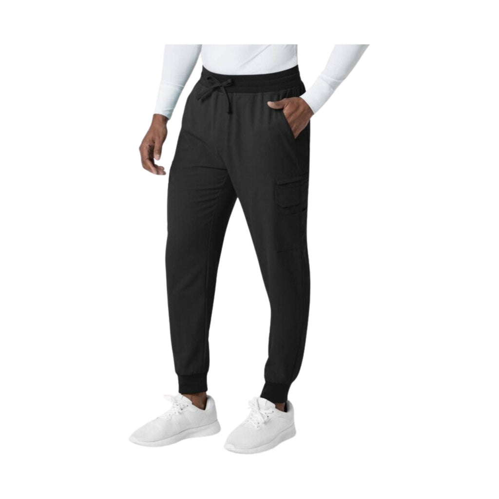 WonderWink Men's Utility Jogger Scrub Pant - Black - Lenny's Shoe & Apparel