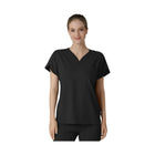 WonderWink Renew Women's Dolman Scrub Top - Black - Lenny's Shoe & Apparel