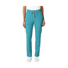 WonderWink Women's High Waist Slim Leg Scrub Pant - Teal Blue - Lenny's Shoe & Apparel