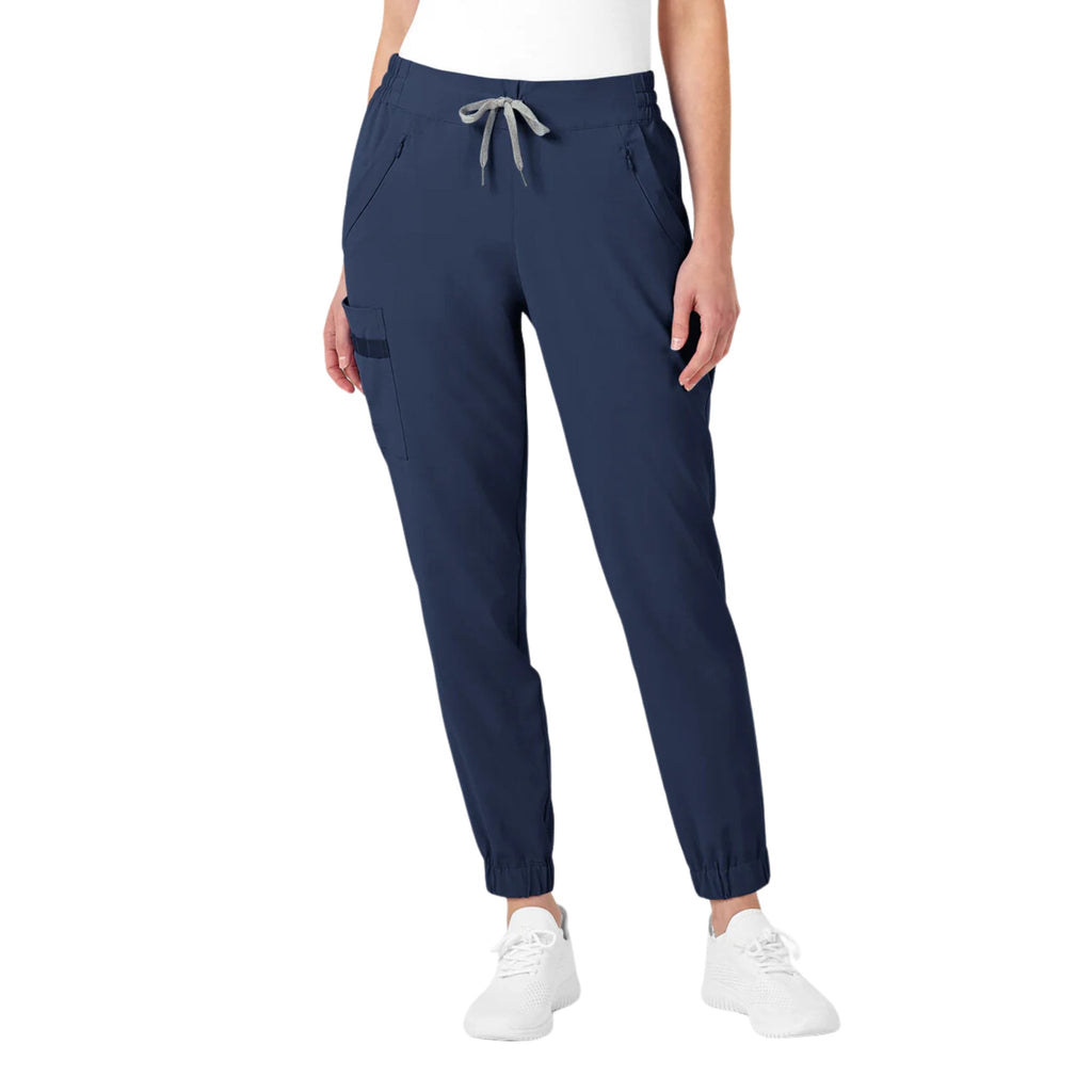 WonderWink Women's Jogger Scrub Pant - Navy - Lenny's Shoe & Apparel