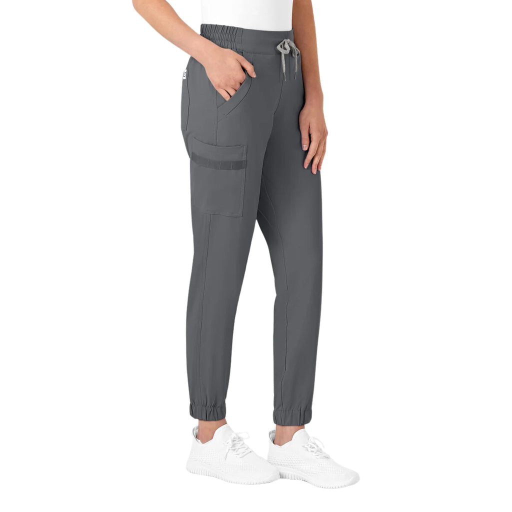 WonderWink Women's Jogger Scrub Pant - Pewter - Lenny's Shoe & Apparel