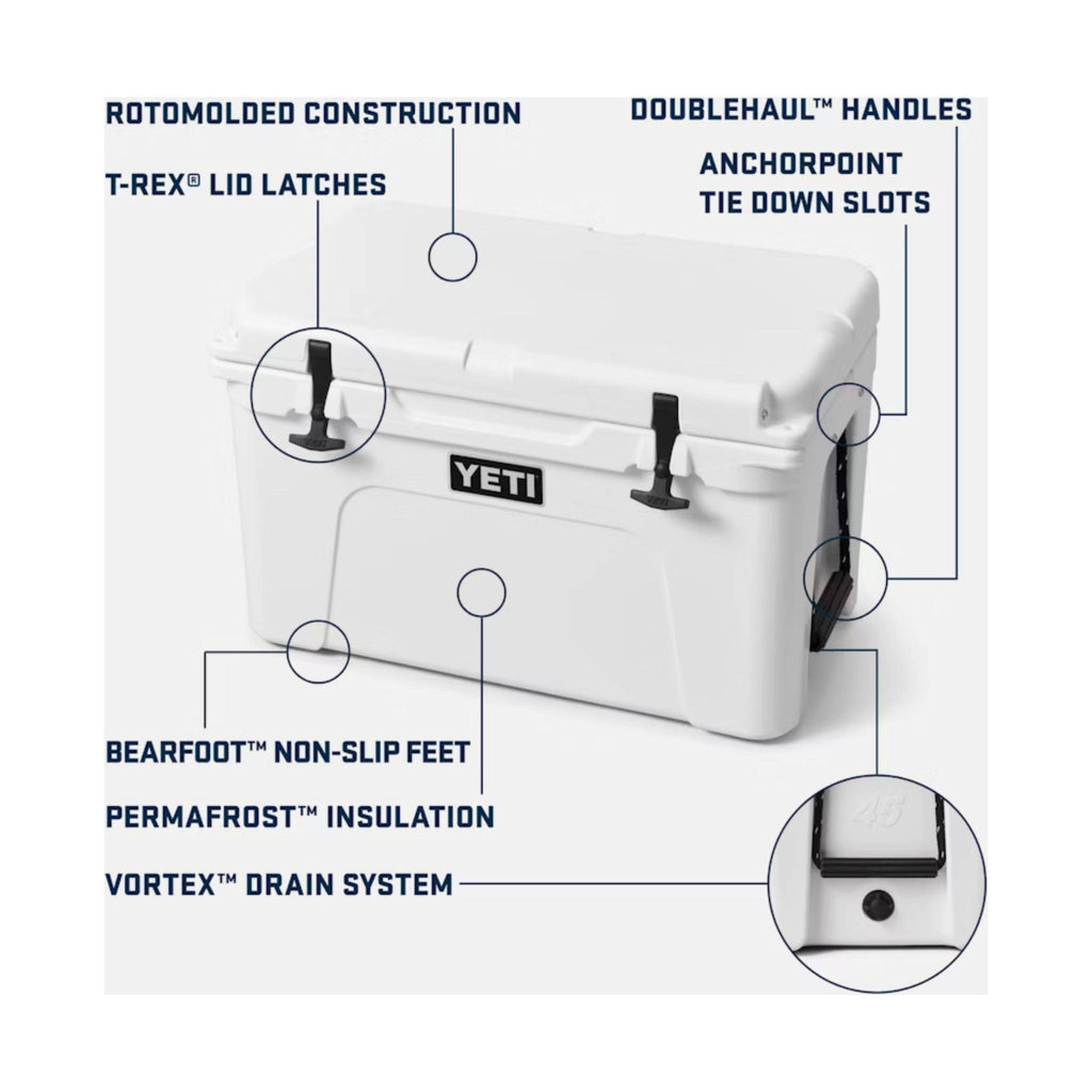 YETI Tundra 45 Hard Cooler - Charcoal - Lenny's Shoe & Apparel