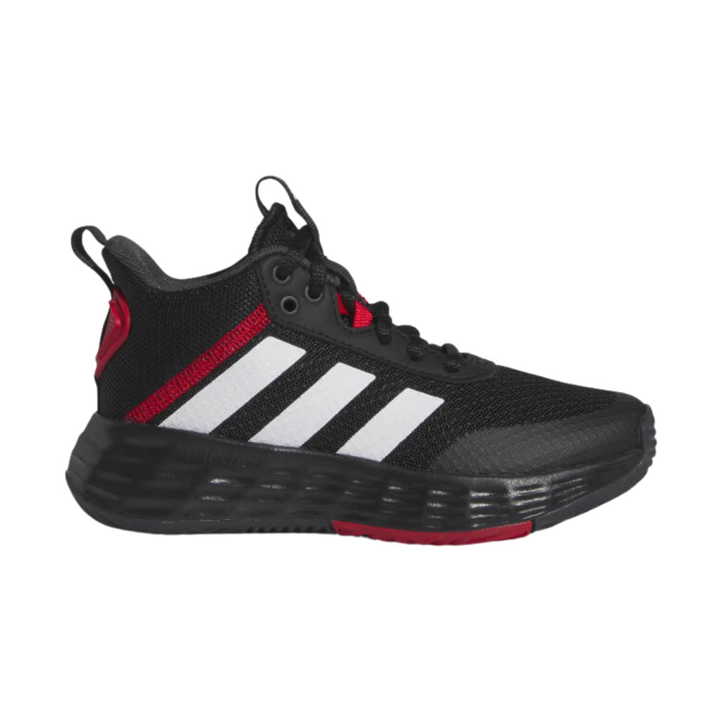 Adidas Kids' Own The Game Basketball Shoes - Black/White/Red - Lenny's Shoe & Apparel