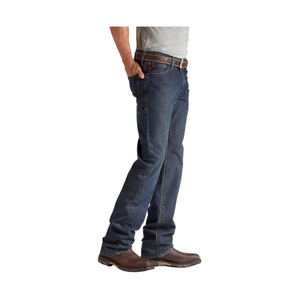 Ariat Men's Flame Resistant M4 Relaxed Basic Boot Cut Jeans - Shale - Lenny's Shoe & Apparel