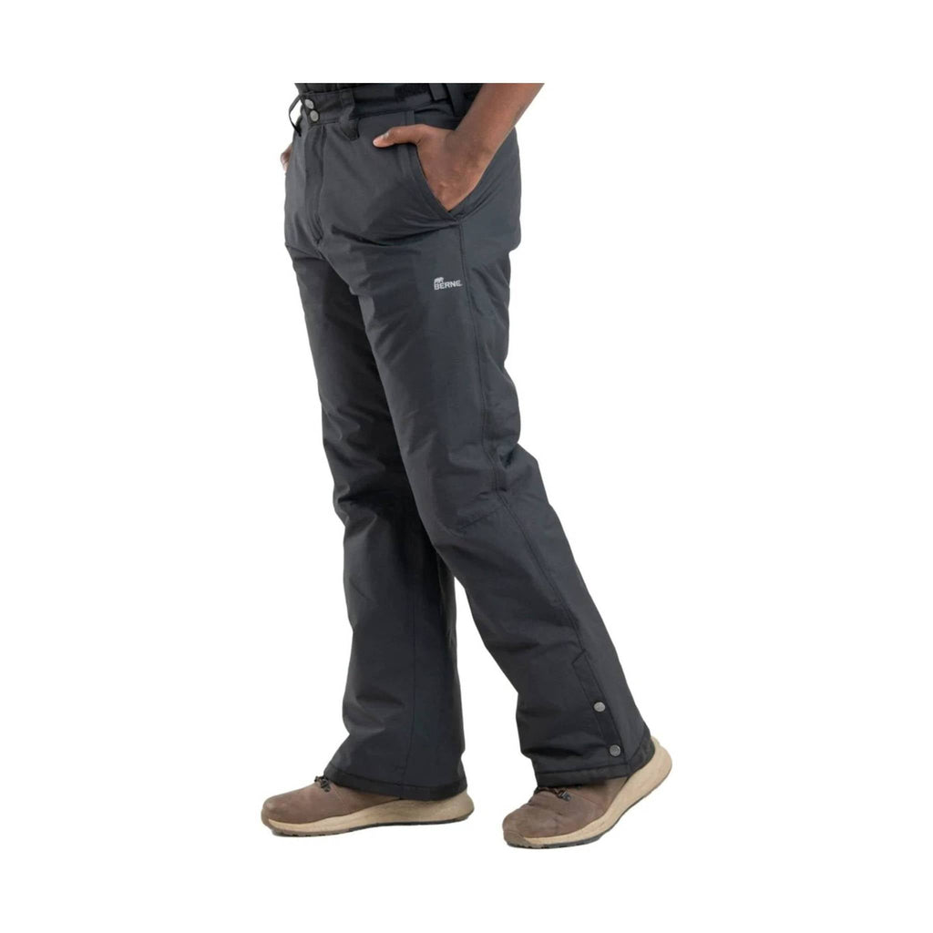 Berne Men's Coastline Waterproof Insulated Storm Pant - Black - Lenny's Shoe & Apparel