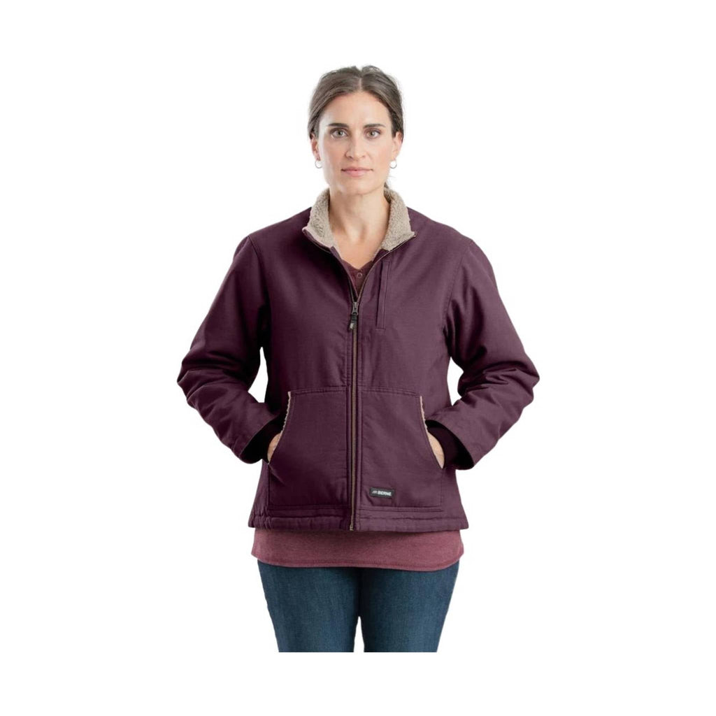 Berne Women's Canyon Lined Jacket - Maroon - Lenny's Shoe & Apparel