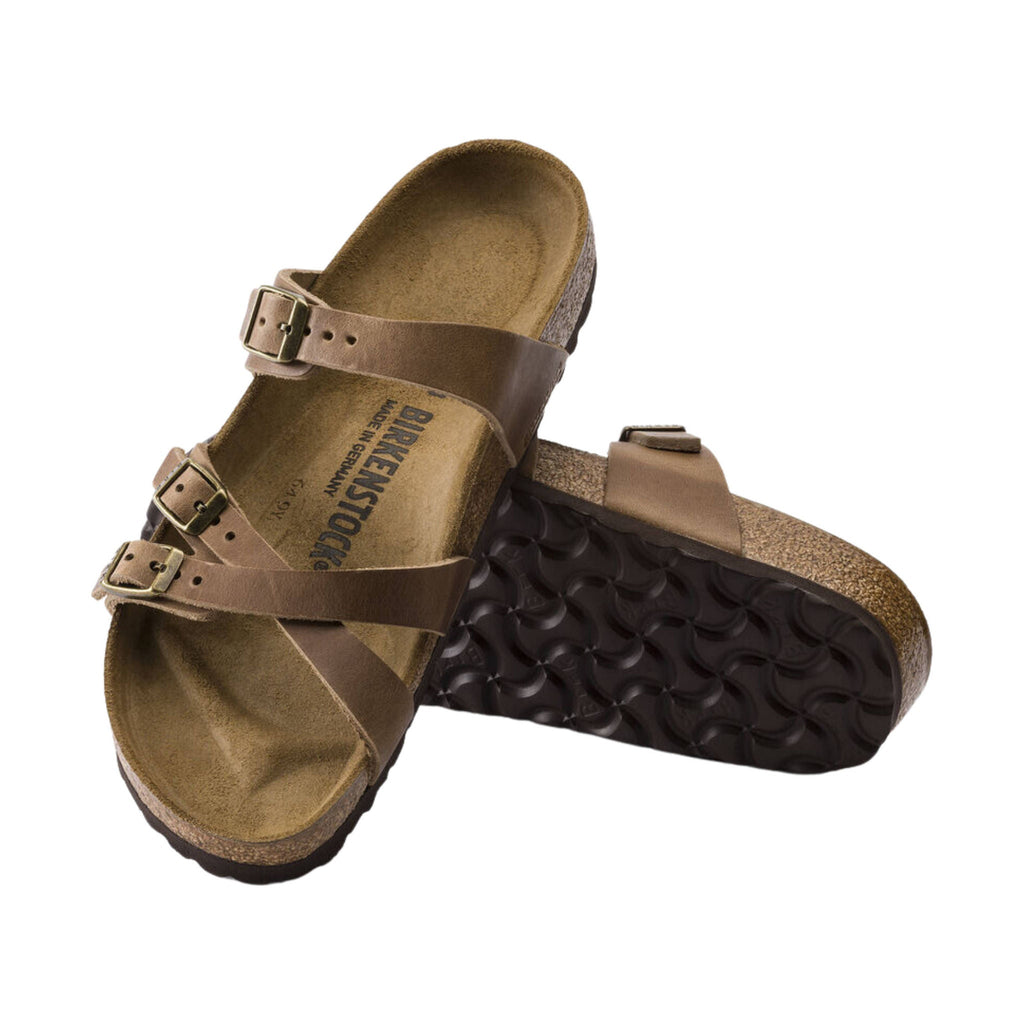 Birkenstock Franca Sandal - Oiled Leather Tobacco - Lenny's Shoe & Apparel