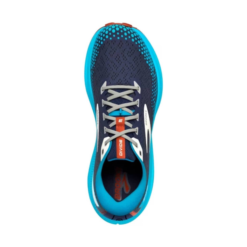 Brooks Men's Divide 3 Trail Running and Hiking Shoes - Peacoat/Atomic Blue/Rooibos - Lenny's Shoe & Apparel