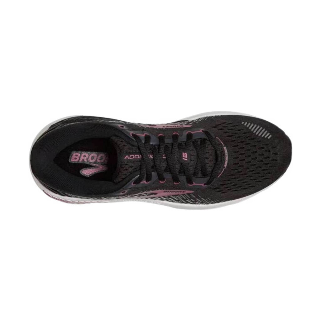 Brooks Women's Addiction GTS 15 Running Shoe - Black/Ebony/Mauvewood - Lenny's Shoe & Apparel