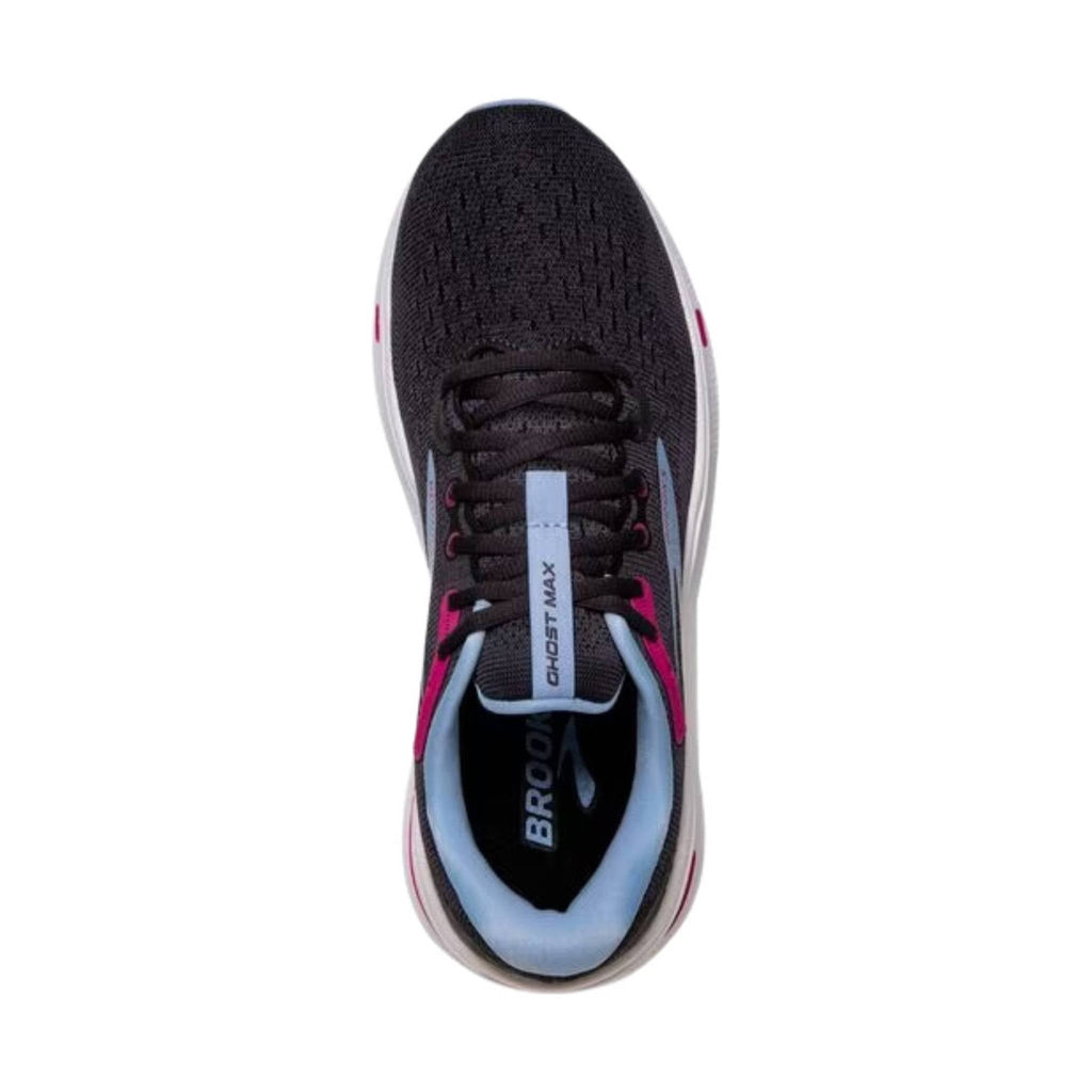 Brooks Women's Ghost Max Running Shoe - Ebony/Open Air/Lilac Rose - Lenny's Shoe & Apparel