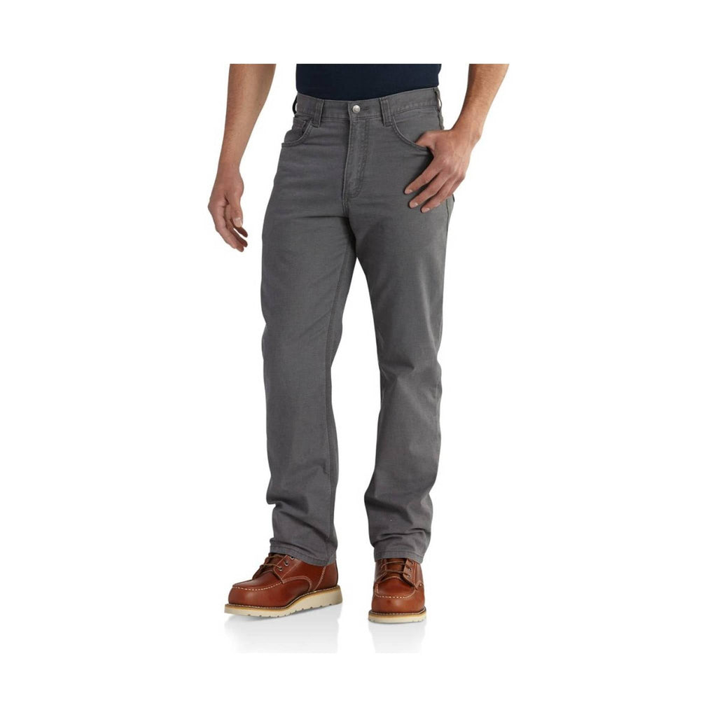 Carhartt Men's Rugged Flex Rigby Five Pocket Pant - Gravel - Lenny's Shoe & Apparel