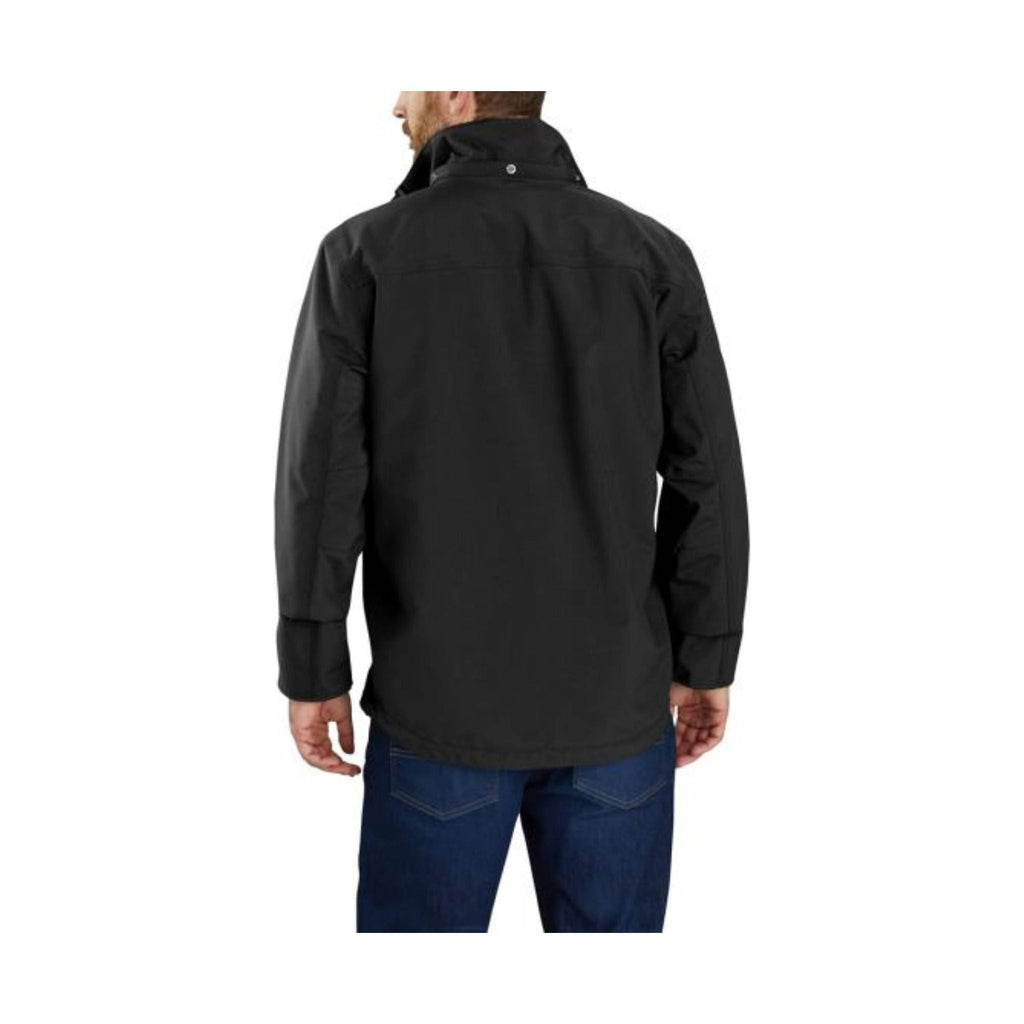 Carhartt Men's Storm Defender Loose Fit Heavy Weight Rain Jacket - Black - Lenny's Shoe & Apparel