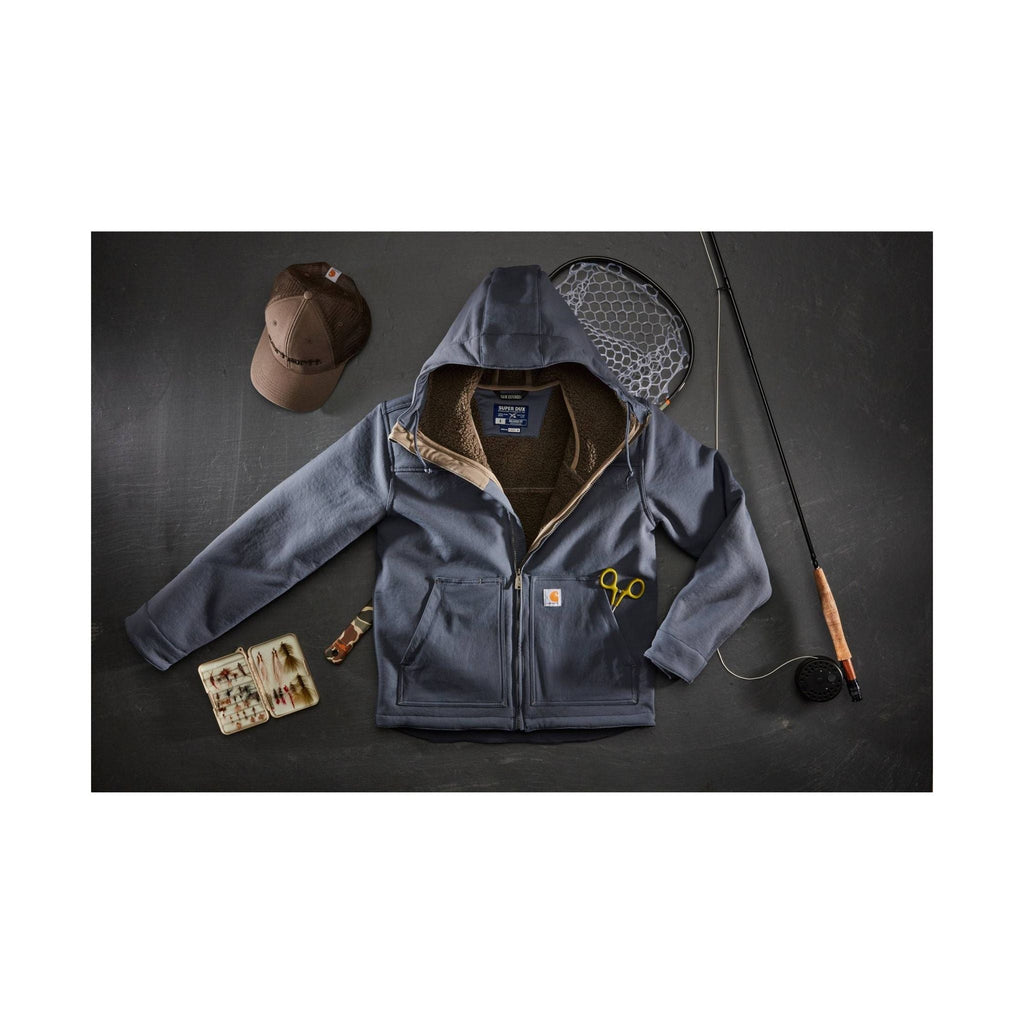 Carhartt Men's Super Dux Sherpa Lined Relaxed Fit Active Jac - Bluestone - Lenny's Shoe & Apparel