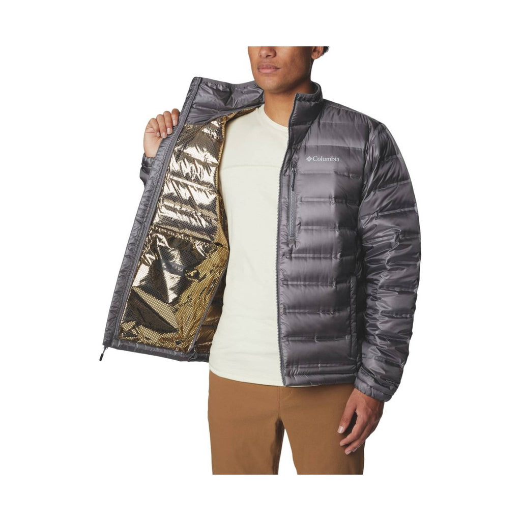 Columbia Men's Pebble Peak Down Jacket - City Grey - Lenny's Shoe & Apparel