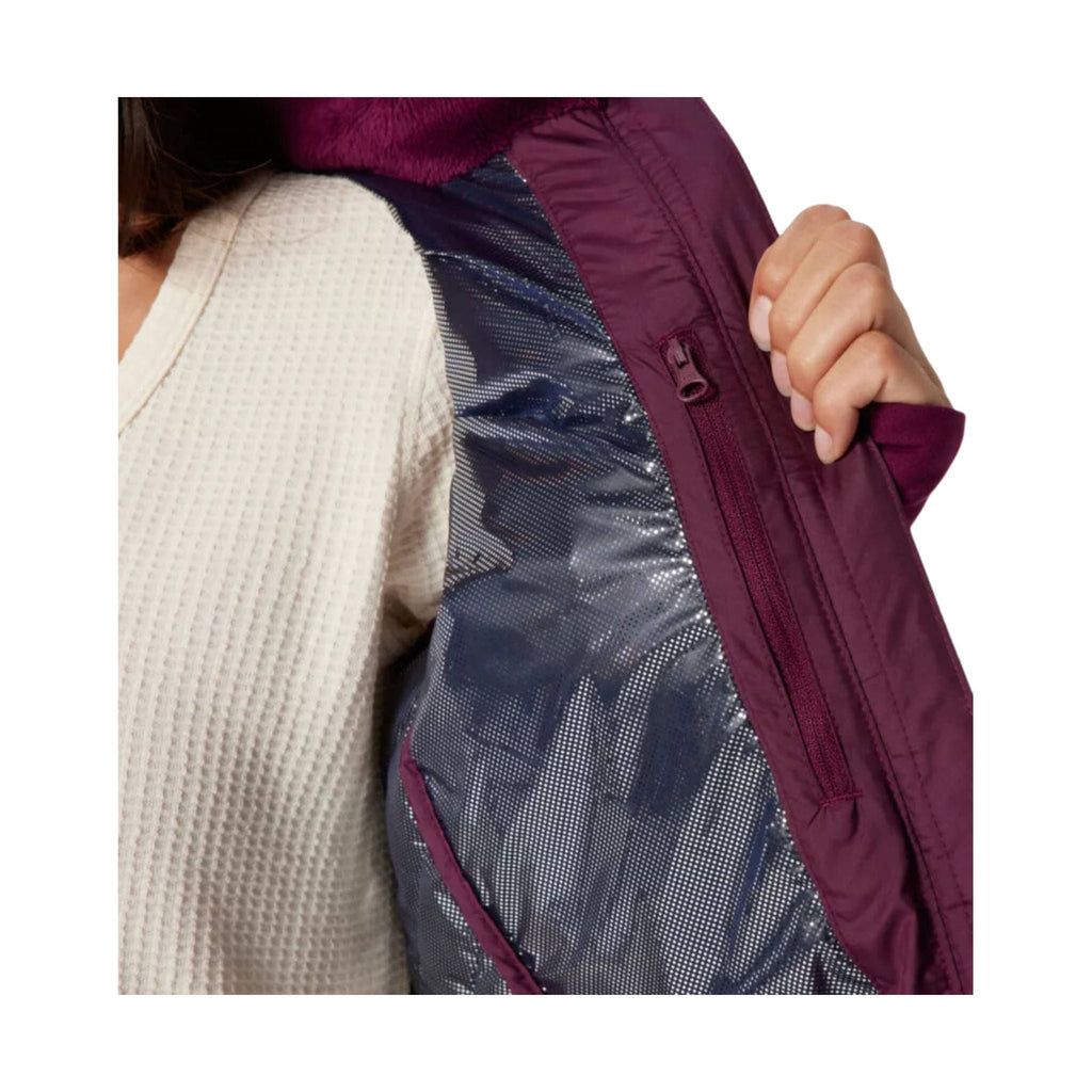 Columbia Women's Heavenly Long Hooded Jacket - Marionberry - Lenny's Shoe & Apparel