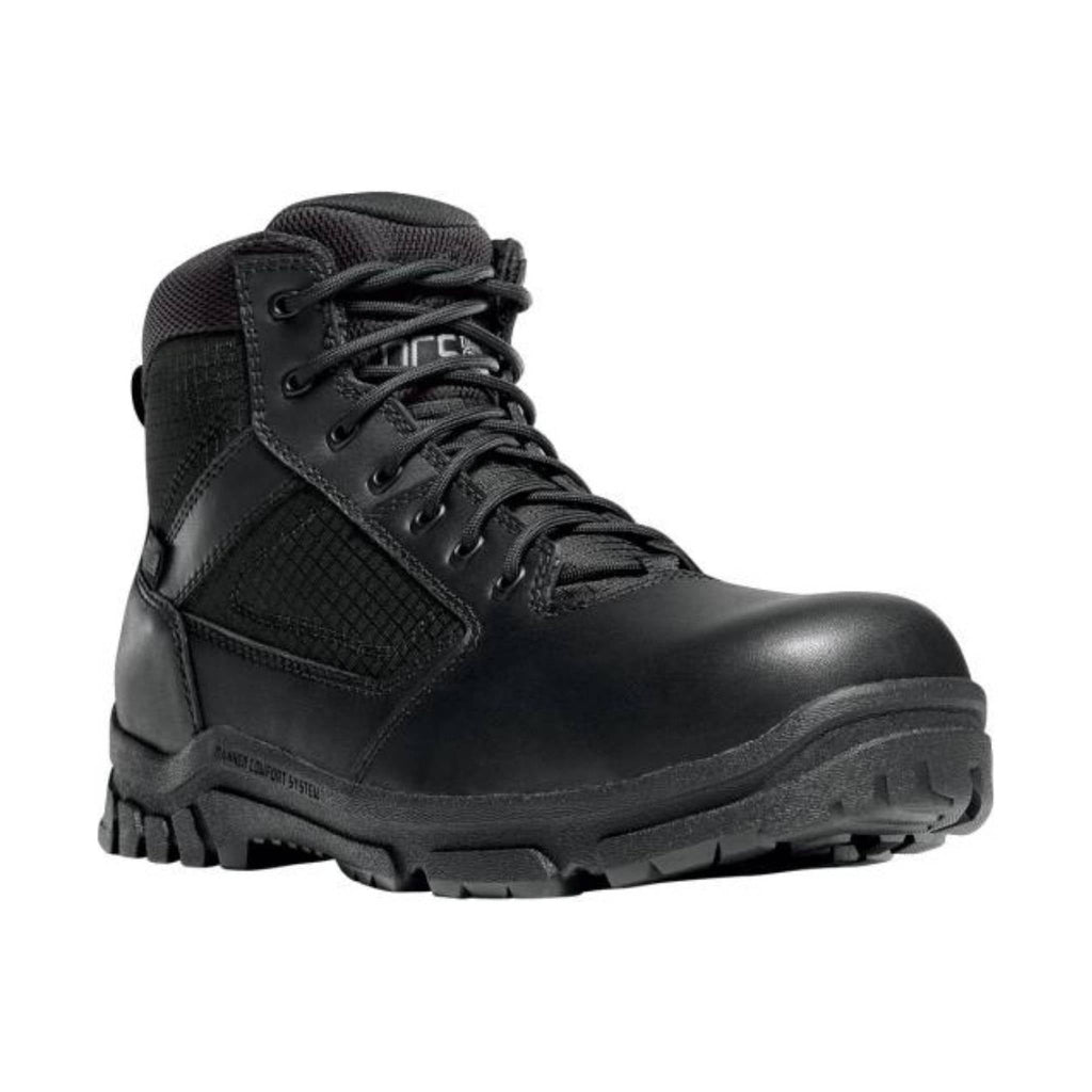 Danner Men's Lookout 5.5" Size Zip Non-Metallic Toe Work Boots - Black - Lenny's Shoe & Apparel