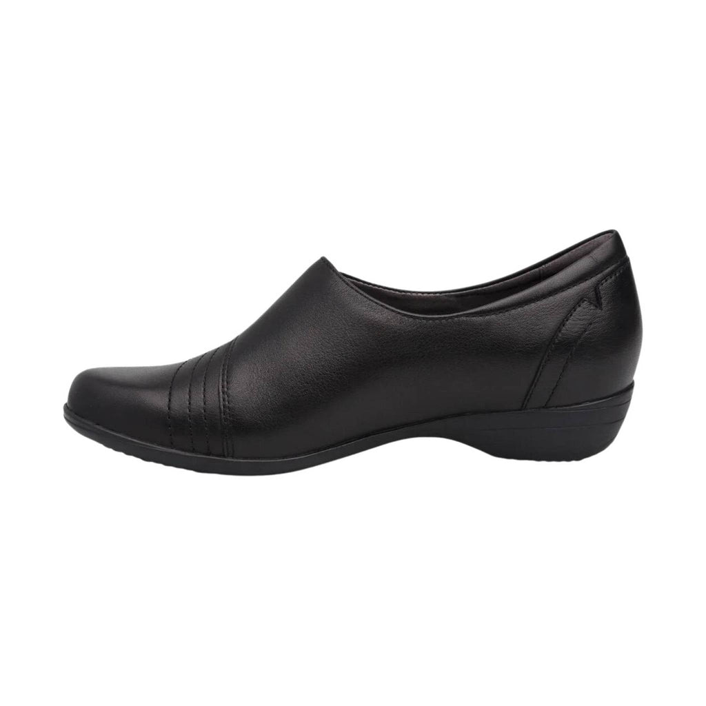 Dansko Women's Franny Shoe - Black Milled Nappa - Lenny's Shoe & Apparel