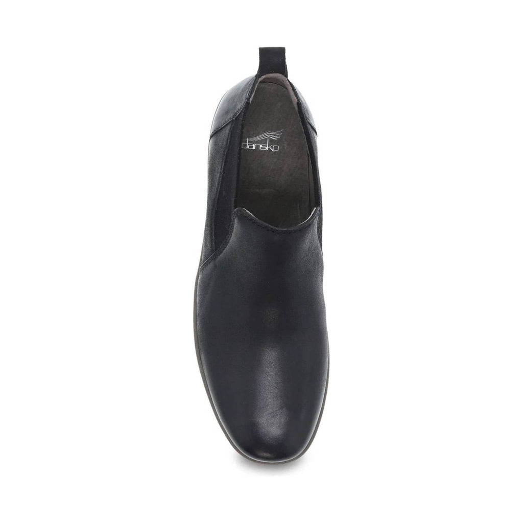 Dansko Women's Louisa Bootie - Black Burnished Calf - Lenny's Shoe & Apparel