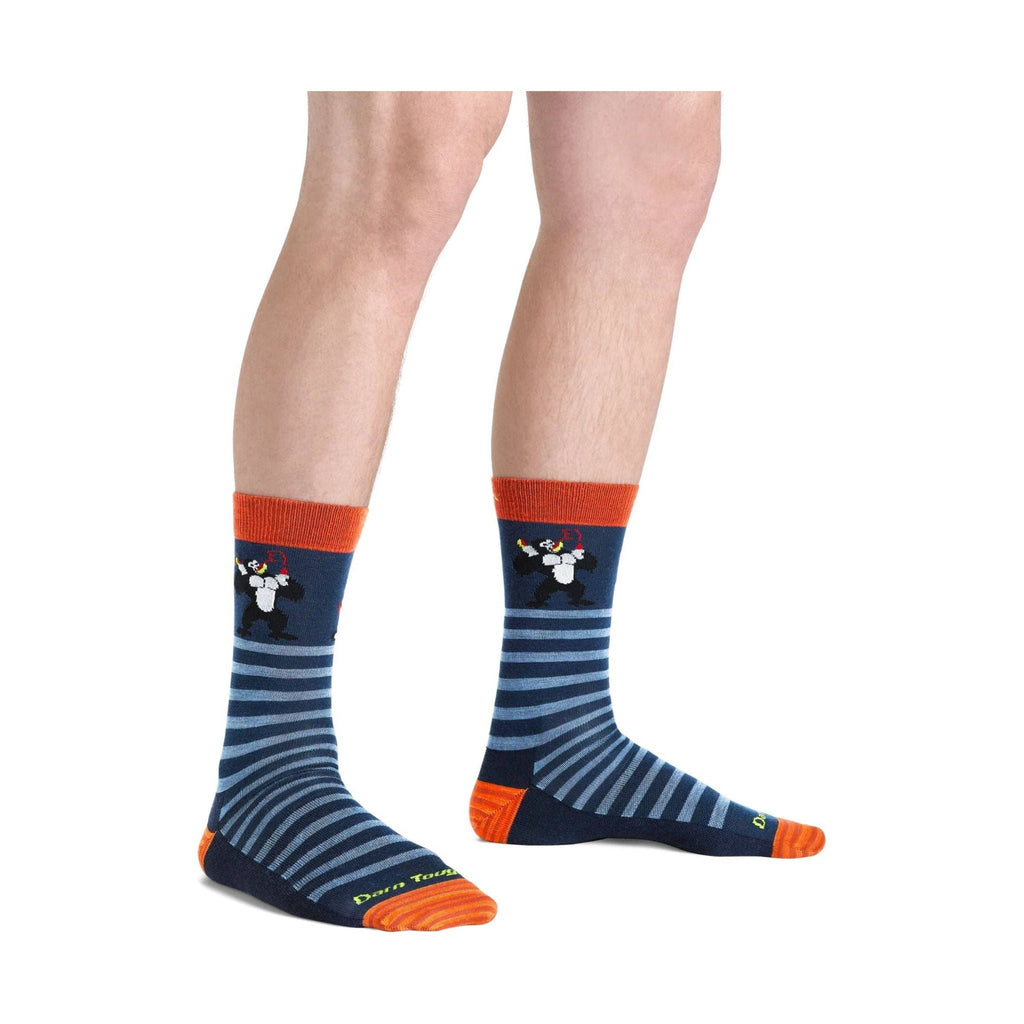 Darn Tough Vermont Men's Animal Haus Lightweight Lifestyle Sock - Deep Water - Lenny's Shoe & Apparel