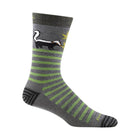 Darn Tough Vermont Men's Animal Haus Lightweight Lifestyle Sock - Gray - Lenny's Shoe & Apparel