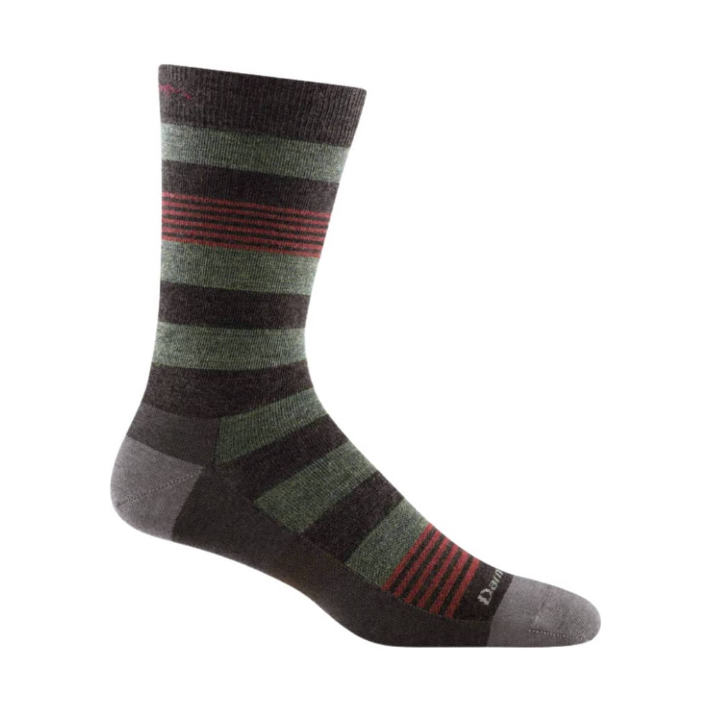 Darn Tough Vermont Men's Oxford Crew Lightweight Lifestyle Sock - Brown - Lenny's Shoe & Apparel