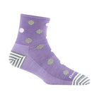 Darn Tough Vermont Women's Dottie Shorty Lightweight Lifestyle Sock - Lavender - Lenny's Shoe & Apparel